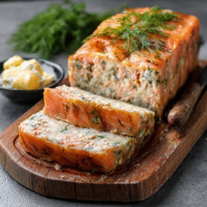 Geräuchertes Lachs-Terrine mit Dill