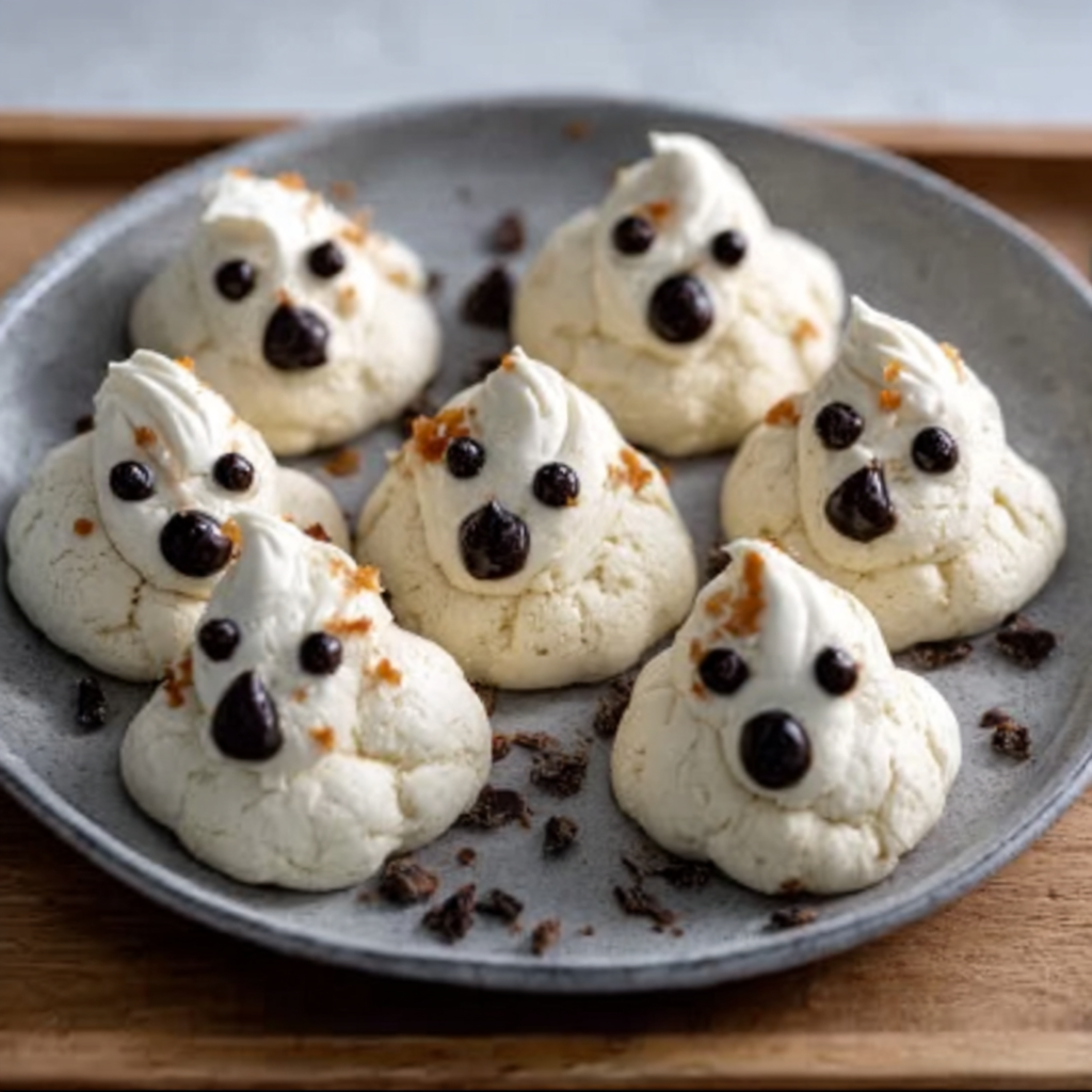 Ghostly Meringue Keto Cookies: Leckereien für die Diät!