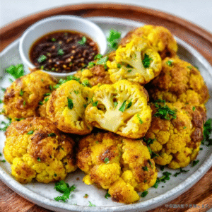 Goldene Kurkuma-Blumenkohl-Brötchen (Keto)