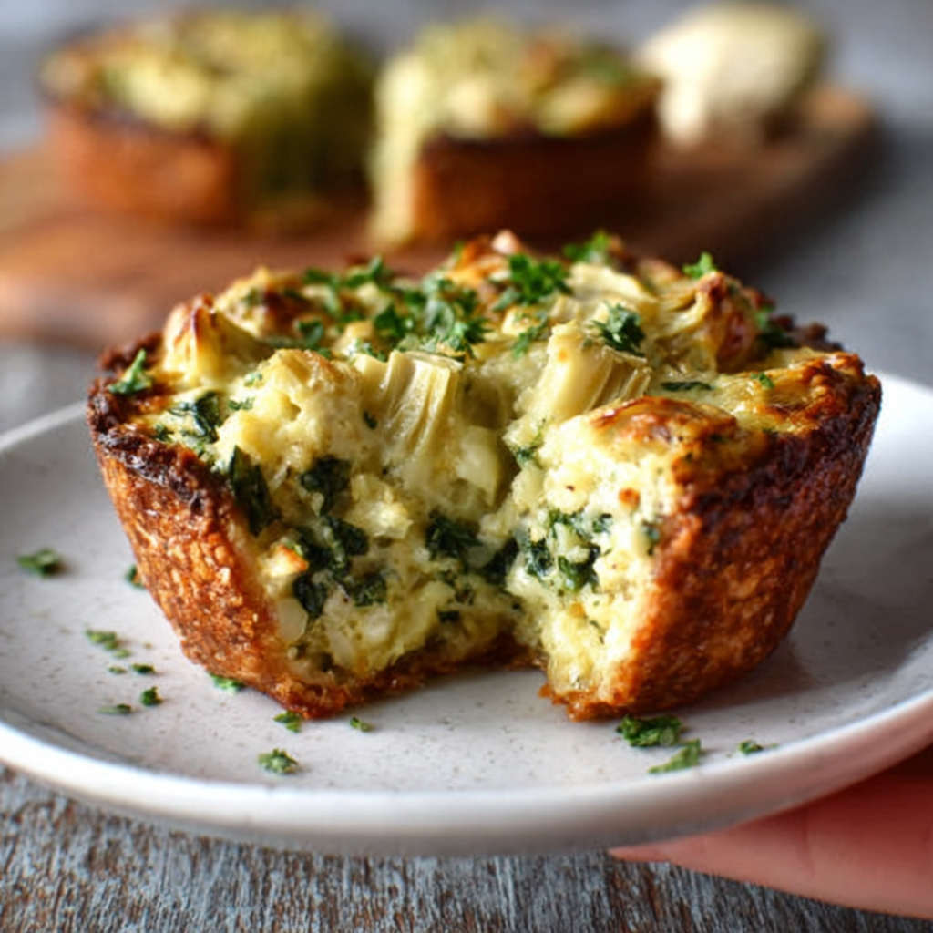 Keto Artischocken-Tarte mit Mandelkruste: So einfach!