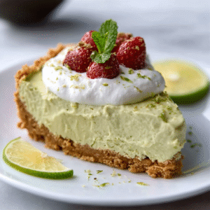 Keto Avocado-Limetten-Wolkenkuchen