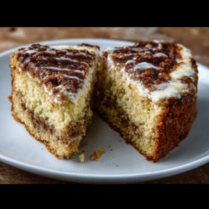 Keto Blumenkohl-Zimt-Swirl-Kuchen