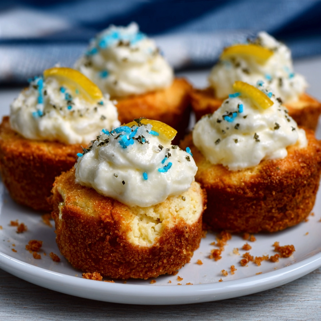 Keto Italienische Ricotta-Lemon Cannoli Bites