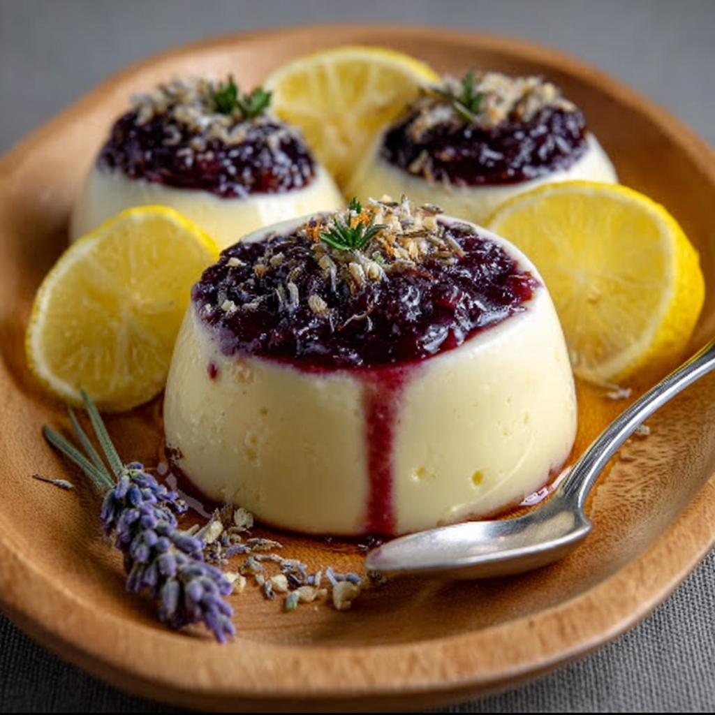 Keto Lavendel-Zitronen-Panna Cotta: Ein Traum-Dessert!