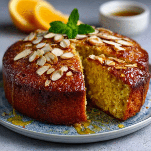 Keto Marokkanischer Orangen- und Mandelkuchen