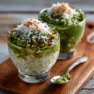 Keto Matcha & Kokos-Reispudding