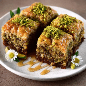Keto Matcha Pistazien-Baklava