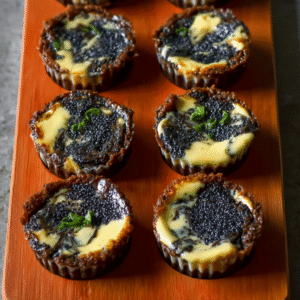 Keto Schwarzer-Sesam-Puddingbecher