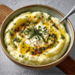 Keto Steckrübenpüree mit Estragon-Sahne