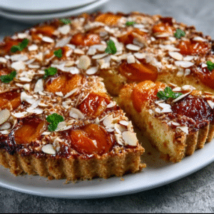 Keto Türkischer Aprikosen- und Mandeltart