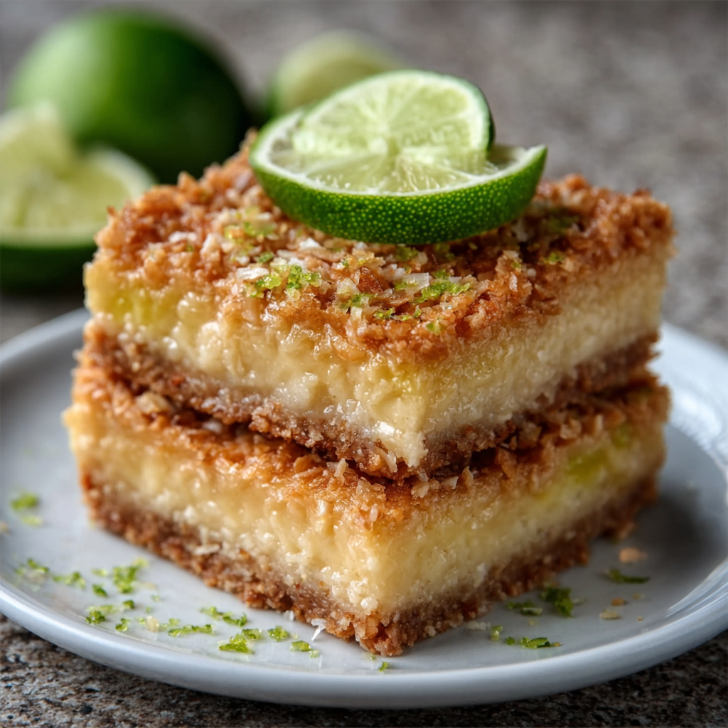 Keto Würzige Ingwer-Limetten-Kokos-Riegel schnell genießen!