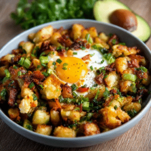 Knuspriger Selleriehash (Keto)