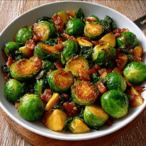 Rosenkohl-Speck Pfanne