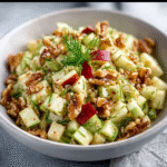 Selleriesalat mit Apfel und Walnuss