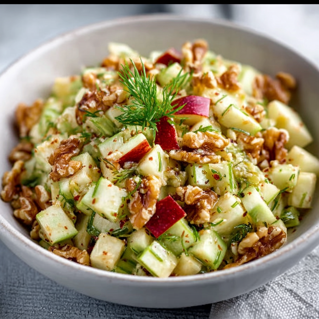 Selleriesalat mit Apfel und Walnuss: Ein erfrischendes Rezept!