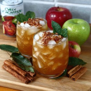 Sugar-Free Caramel Apple Mocktails