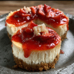 Vampire Bite Strawberry Keto Cheesecake