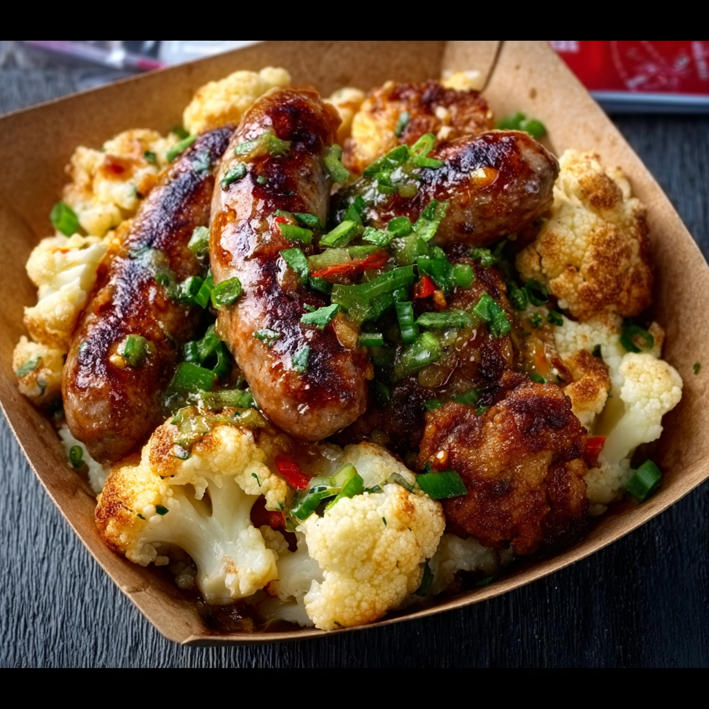 ketodiat 10 Blumenkohl-Pap mit Boerewors vom Grill: Genuss pur!