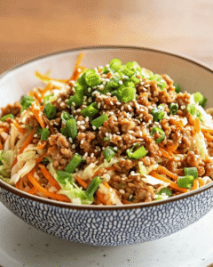 Einfache Eierrolle in einer Schüssel