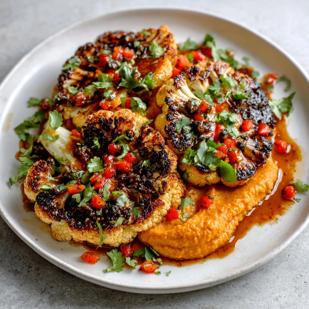 Harissa-Blumenkohl-Steaks