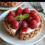 Himbeer-Creme-Törtchen mit Kokosboden