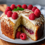 Himbeer-Mandel-Kuchen