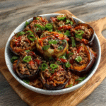 Keto-Bao-Bowls mit Aubergine und Hackfleisch