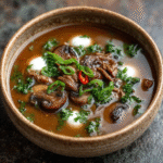 Keto-Ente-Ingwer-Chili-Suppe