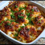 Keto-Kimchi-Blumenkohl-Gratin