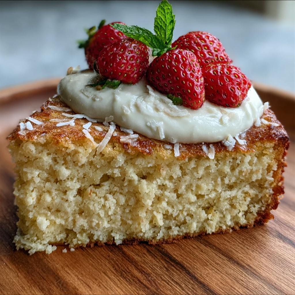 Keto-Kokos-Tres-Leches-Kuchen: Ein Genuss, der überzeugt!