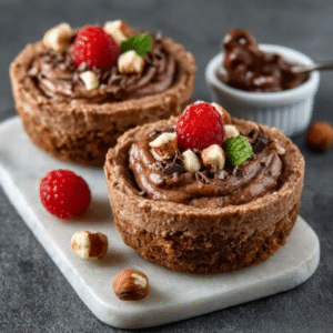 Keto-Schoko-Haselnuss-Mousse-Becher