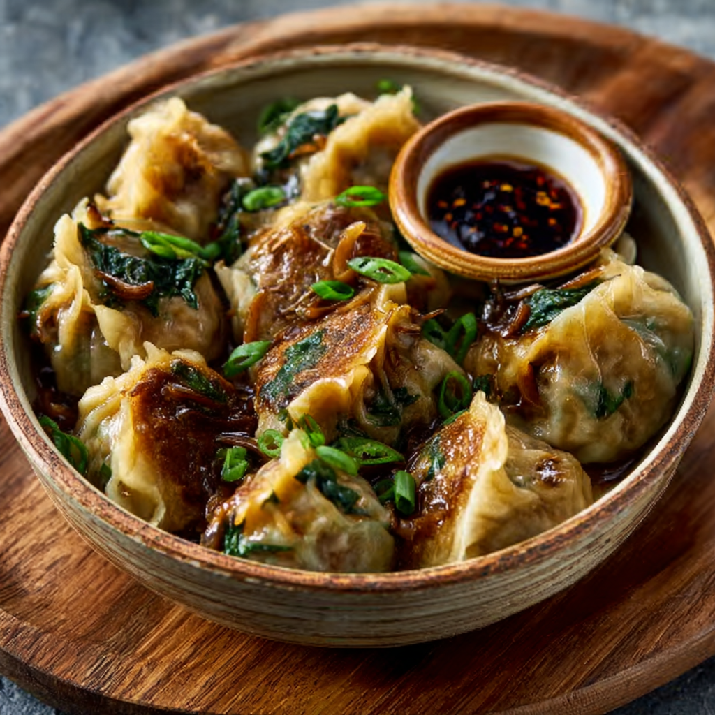 Keto-Spinat-und-Shiitake-Dumpling-Bowls: Leckeres Rezept!