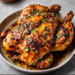 Knoblauch-Butter-Rösthähnchen