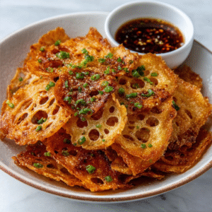 Knusprige Keto-Lotus-Chips