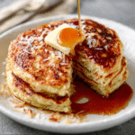 Kokos-Ingwer-Keto-Pfannkuchen