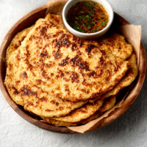 Low-Carb-Kokos-Curry-Fladenbrot
