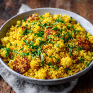 Low-Carb-Kurkuma-Blumenkohl-Biriani