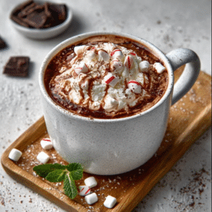 Zuckerfreier Pfefferminz-Schokoladen-Trunk