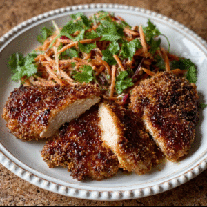 Ägyptisches Dukkah-Huhn aus dem Ofen