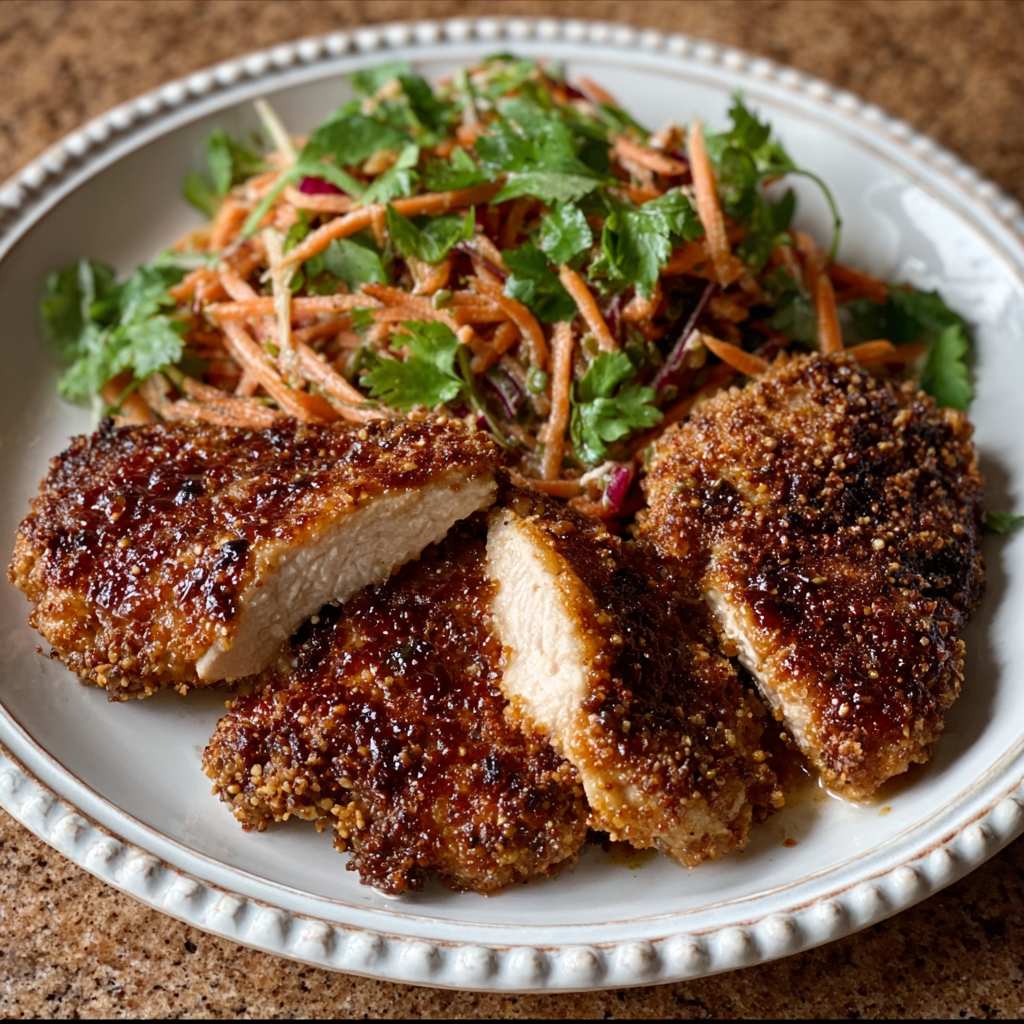 Ägyptisches Dukkah-Huhn aus dem Ofen