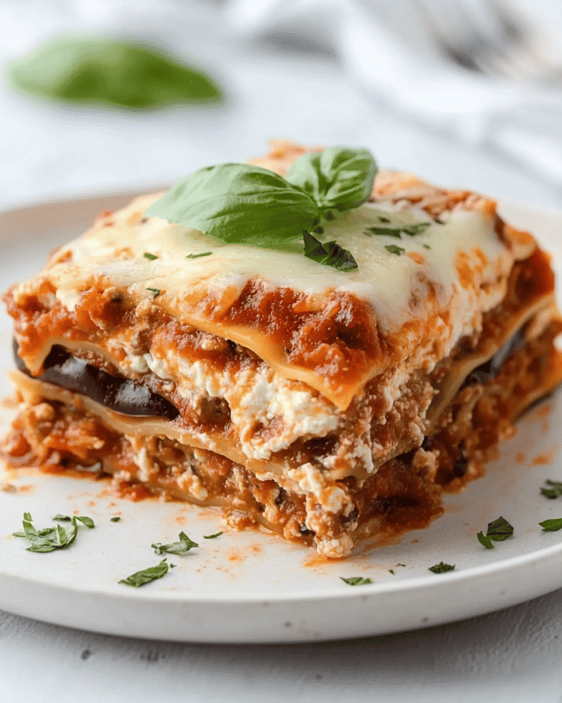 Auberginen-Lasagne