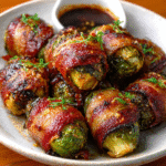 Bacon-Umwickelte Rosenkohl