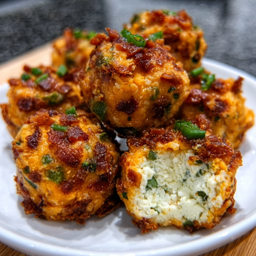 Jalapeño-Cheddar-Keto-Fettbomben für deinen Genuss!