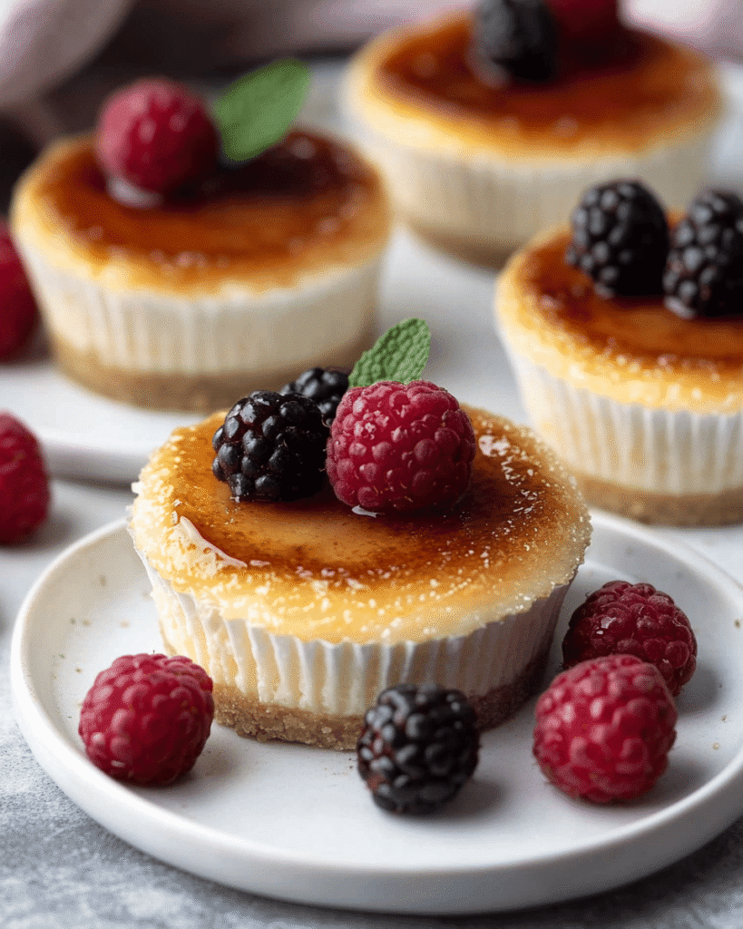 Keto Creme Brûlée Käsekuchen