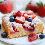 Keto Kaffee-Kuchen mit Beeren