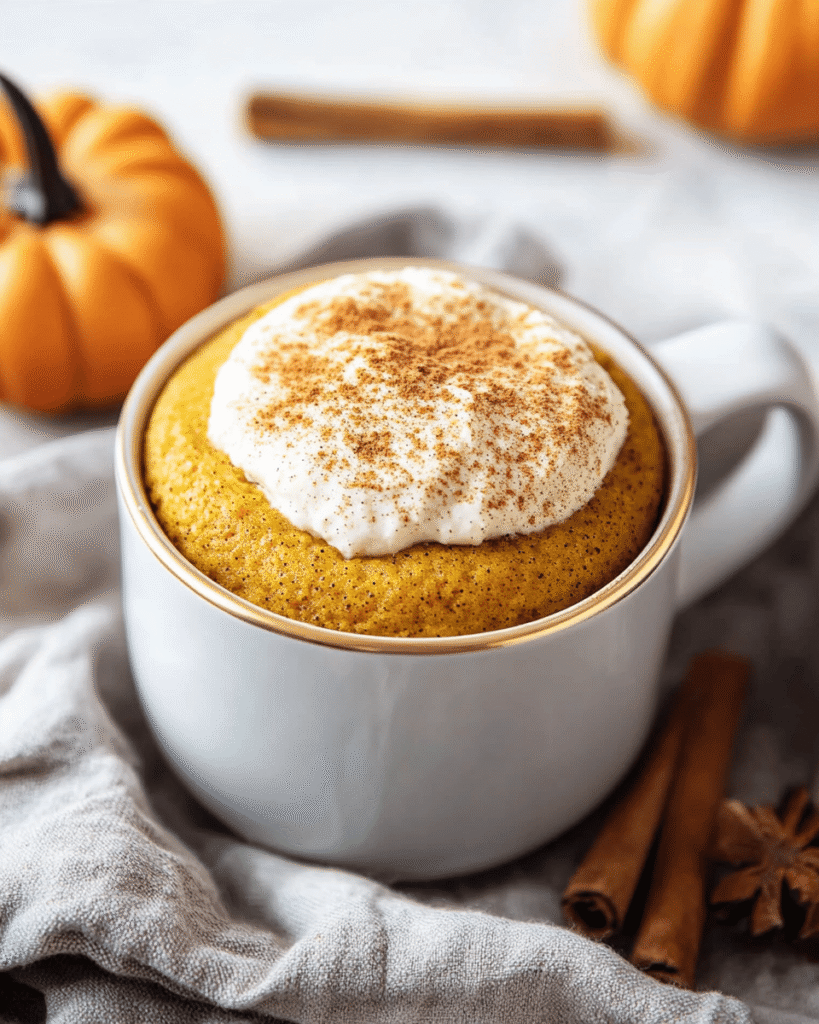 Keto Kürbis-Tassenkuchen