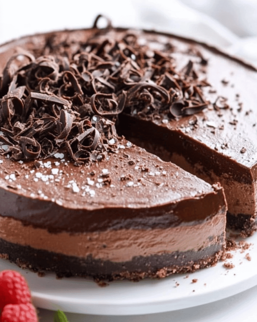 Keto Schokoladen-Käsekuchen