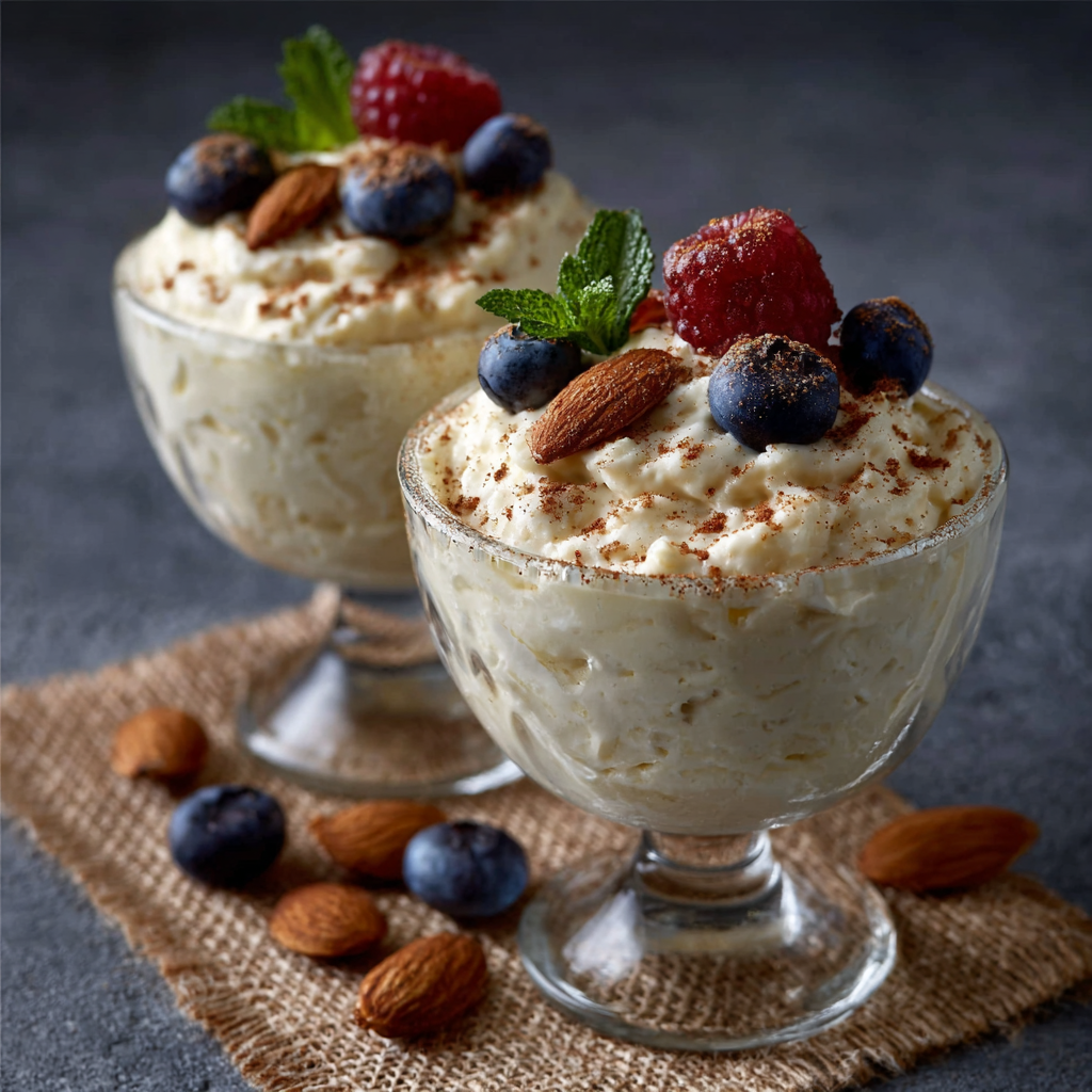 Keto Weiße Schokoladenmousse mit Muskatnusscreme – Entdecken Sie das perfekte Dessert!