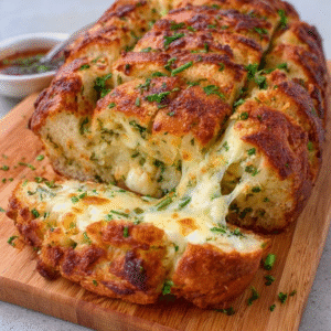 Käse-Knoblauch-Zupfbrot