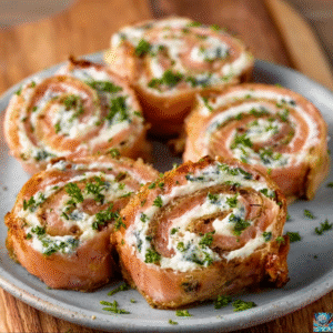 Räucherlachs-Keto-Pinwheels